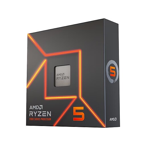 AMD Ryzen 5 7600X 6-Core 4.7Ghz Computer Processor, Socket AM5