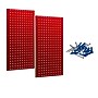 Triton Products LocBoard 18" x 36" x 9/16" Steel Square Hole Pegboards, 2/Set (LB18-R)~#|#~742CF0C3-CE35-4D22-A7AB4E56429093BD_sc7