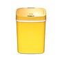 Nine Stars Plastic Sensor Trash Can, 3.2-Gallon, Yellow (DZT-12-5YL)~#|#~743042C2-50E6-4812-9BB08232BA00EE36_sc7
