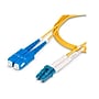StarTech 2m (6.6ft) LC to SC (UPC) Duplex OS2 Single Mode Fiber Optic Cable, 9/125, Yellow (SMLCSC-OS2-2M)~#|#~74383086-2611-45C7-933F7B121BDBE701_sc7