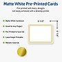 Avery Gold Multi-Lined Border Matte Blank Card, White, 20/Pack (S00-DHK)~#|#~744392AF-FCD9-4749-B3C9C5A03E223587_sc7