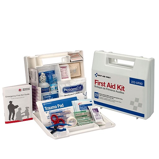 First Aid Only First Aid Kit, 25 People, 106 Pieces (223U/FAO) Staples