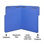 Staples® Reinforced Classification Folder, 2" Expansion, Letter Size, Blue, 50/Box (ST18342-CC)~#|#~7443FECE-6042-4E0C-B2937E534E29DE78_sc7
