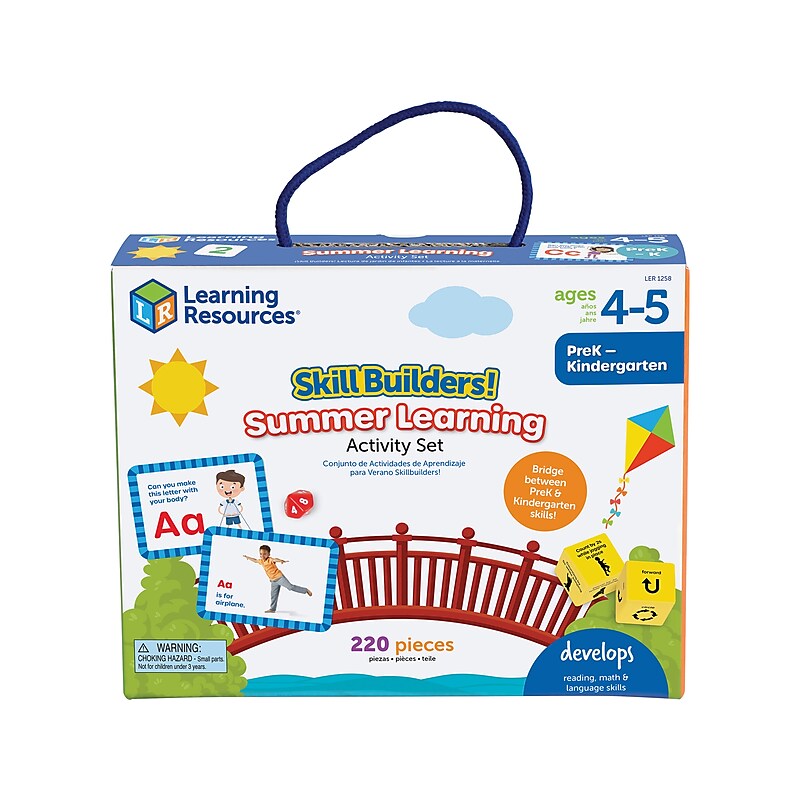 Learning Resources Skill Builders! Summer Learning Activity Set (LER1258) image 1