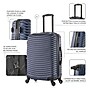 DUKAP Adly 24" Hardside Suitcase, 4-Wheeled Spinner, TSA Checkpoint Friendly, Navy Blue (DKADL00M-BLU)~#|#~74492DFC-A12E-44DE-957F39F3344B34F2_sc7