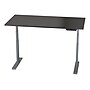 Uncaged Ergonomics Rise Up 24"-49"H Electric Adjustable Height Standing Desk with Black Bamboo Desktop (Rugbk)~#|#~744A387A-1DD6-41A5-A7586F0A36AD4112_sc7