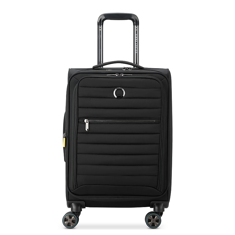 Delsey Cruise 3.0 20" Carry-On Suitcase, 4-Wheeled Spinner, TSA Checkpoint Friendly, Black (40287980600) image 1