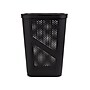 Mind Reader 15.85-Gallon Slim Laundry Hamper with Lid, Plastic, Black, 2/Set (2HBIN60-BLK)~#|#~744FED64-6589-4E38-97661717DB0BBA76_sc7