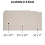 Smead Small Vegan Leather Anti-Slip Desk Pad, 23.6" x 13.7", Sandstone (64836)~#|#~745827C3-C097-46C4-A168850830B248CE_sc7