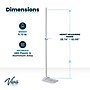 Viva Comfort Stadiometer Portable Height Measuring Rod, White (ADIME907-01-MK)~#|#~745BA07B-145D-41B7-A916AF8ABA53D38F_sc7