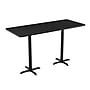 Flash Furniture Stiles Laminate Dining Table, 72" x 30", Black (XUBK3072T2222)~#|#~745BDE3C-78EF-4121-AF2820341705F9FB_sc7
