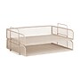 Staples Metal Mesh Side Loading Stackable Letter Tray, Letter Size, Warm White, 2/Pack (ST63841)~#|#~745C2045-1FB3-4233-84A9B589ABF57C03_sc7