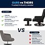 Flash Furniture LeatherSoft Recliner and Ottoman Set, Black (BT7818BK)~#|#~7462211D-4022-45B5-98A6B798896401F9_sc7