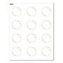 Avery Green Florals w/ Gold Dots Matte Blank Card, White, 120/Pack (S00-D2V)~#|#~746404F1-0F37-4B94-B729B94F3BDA7B9B_sc7