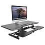 Mount-It! 47"W Manual Rectangular Adjustable Standing Desk Converter, Black (MI-15009L)~#|#~746AFEC1-59D7-44A1-83EADE10ACBA969A_sc7