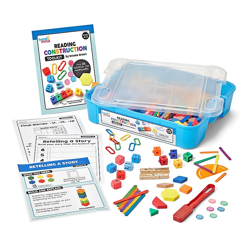 hand2mind Grades  Learning Resources 4-5 Reading Construction Toolkit, Multicolored (H2M-93448) image 1