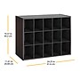 Whitmor 19.37" x 24.25" Cubbies, Espresso (6422-9008-ESP)~#|#~746E0512-4E40-4529-8F9148926BDDDA5D_sc7