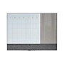 U Brands Combination Dry-Erase Whiteboard, Aluminum Frame, 4' x 3' (3198U00-01)~#|#~746F8527-1371-4E74-9DAA3505C74A08DF_sc7