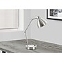 Monarch Specialties Inc. Incandescent Table Lamp, Nickel (I 9659)~#|#~74701E79-87CC-4A1C-B84238AC6EF7547D_sc7