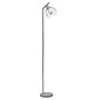 Simple Designs Sleek Essentials 54.5" Metal Floor Lamp with Wire Cage Shade, Gray (LF1050-GRY)~#|#~747127E4-E960-4046-B6A50CF3FD58E155_sc7
