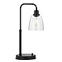 Safavieh Kashton 20" LED Table Lamp with USB Port, Black (TBL4186A)~#|#~7484CC0C-D583-4736-AEBA1D2241B69F77_sc7
