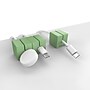 Function101 Cable Blocks, Magnetic Cable Organizers, Green, 3/Pack (F101-CBXR3)~#|#~748C73AC-3057-4428-8FE3E19C2B9ADC33_sc7