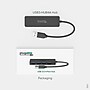 Plugable 4 Port USB Hub 3.0, USB Splitter for Laptop (USB3-HUB4A)~#|#~748F54E4-D6C6-40F2-A3BF3A4F9B07A75B_sc7