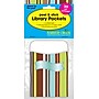 Barker Creek Ribbon by the Yard Library Pockets, 5.125" x 3.5", 30/Pack (LL1230/Pack)~#|#~748F76DD-57B6-49CB-B298D6A5DFBF4053_sc7