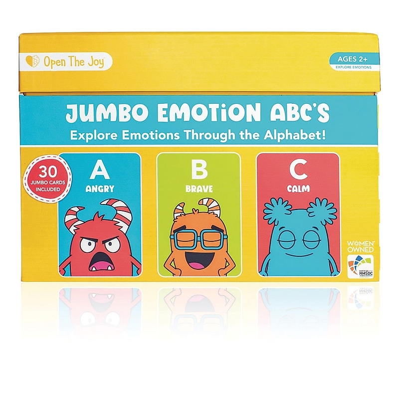 Open The Joy Jumbo ABC Cards, 30 Cards/Pack (LR4757) image 1