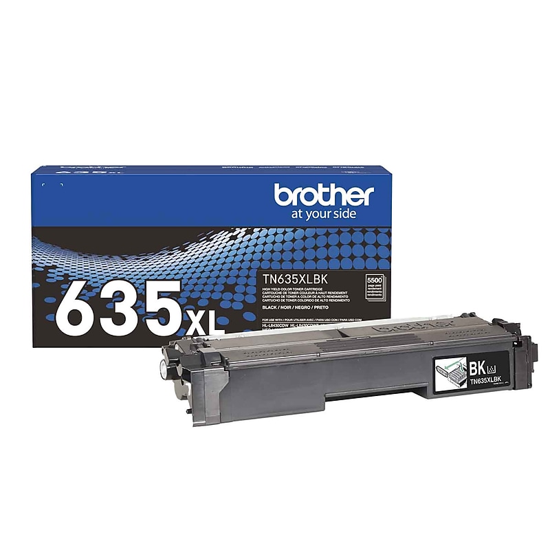 Brother TN635XL High Yield Black Toner Cartridge (TN635XLBK) image 1