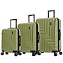 DUKAP Zahav 3-Piece Hardside Spinner Luggage Set, TSA Checkpoint Friendly, Green (DKZAHSML-GRN)~#|#~7491FA38-D7B5-427C-AB4E98A109417281_sc7