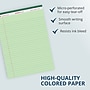 Roaring Spring Paper Products Enviroshades Notepad, 8.5" x 11.75", Wide Ruled, Green, 50 Sheets/Pad, 3 Pads/Pack (74193)~#|#~7493C533-84CC-46B0-B4480DE4B2A6523A_sc7