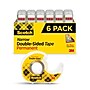 Scotch Permanent Double Sided Tape With Dispenser, 0.5" x 13.9 yds., Clear, 6/Pack (6137H-2PC-MP)~#|#~7494E794-1EDF-4575-B0F09A3B9A56A110_sc7