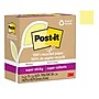 Post-it Recycled Super Sticky Notes, 3" x 3", Canary Collection, 70 Sheets/Pad, 5 Pads/Pack (654R-5SSCY)~#|#~749EF573-7EB2-441C-9A3AB02D694C97C7_sc7