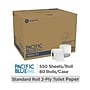 Pacific Blue Basic Toilet Paper, 2-Ply, White, 550 Sheets/Roll, 80 Rolls/Carton (19880/01)~#|#~74A93C88-E251-456A-868800D38CAFEE94_sc7
