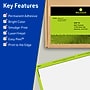 Avery Printable Rectangle Multipurpose Labels, 4.75" x 7.75", Bright Green, 80/Pack (94255)~#|#~74AA28EE-92C6-4741-88E115A2D61D6064_sc7