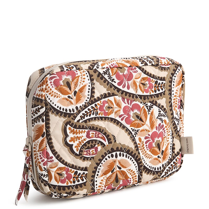 Vera Bradley Cotton Travel Technology Case, Blooming Paisley (50108-22531) image 1