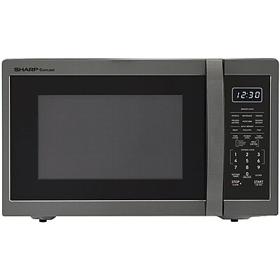 Sharp 1.4 Cu. Ft. Countertop Microwave, Black/Stainless Steel (ZSMC1452KH) Simolary simolary.com
