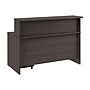 Bush Business Furniture Arrive 60"W Reception Desk with Shelf and Mobile File Cabinet, Storm Gray (ARV002SG)~#|#~74B3E788-2FA4-41FC-B155841FA63E2724_sc7