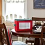 Household Essentials Holiday Dinner Plate Chest with Felt Protectors, Red/Green (HH536RED)~#|#~74B691D6-02B5-4768-932F2FECA927EE19_sc7