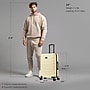 InUSA Trend 27.52" Hardside Suitcase, 4-Wheeled Spinner, TSA Checkpoint Friendly, Sand (IUTRE00M-SAN)~#|#~74B84421-0BE6-4E8B-B2848599FE4D86CD_sc7