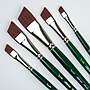 Silver Brush Ruby Satin Angle Brushes, 7/Pack (SLVRS2551)~#|#~74BACC56-BD3A-4432-BD43717B7B6C5C03_sc7