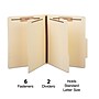 Staples® Classification Folder, 2-Dividers, 2 1/2" Expansion, Letter Size, Manila, 10/Box (ST384872/384872)~#|#~74BCBB60-2AC2-4F26-91610F7066680CB0_sc7