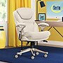 Serta Claremont Ergonomic Faux Leather Swivel Executive Chair with Back in Motion Technology, Ivory (44186C)~#|#~74BEF381-6143-427E-86A0058BB3189B82_sc7