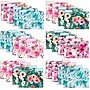 Global Printed Products Heavy Duty Interior File Folders, 1/3-Cut Tab, Letter Size, Paper Stock, Floral, 24/Pack (GPP-0101-A)~#|#~74C34FEC-6949-4205-B236DD112A4CEF65_sc7