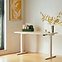 Branch Duo 58"W Electric Adjustable Standing Desk, Maple/White (10-10-09-92)~#|#~74C64193-6B6D-430E-8F3E9D376935A503_sc7