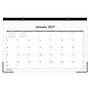 2027 Blue Sky Enterprise 17" x 11" Monthly Desk Pad Calendar, Black/White (111293-27)~#|#~74CB43F4-CD9E-4A32-97DE330D8B7B7BC7_sc7