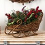 Nearly Natural Artificial Christmas Sleigh with Pine, Pinecones and Berries Christmas Arrangement, 18" (A1860)~#|#~74CDD5C7-D4AA-463A-B35733D7CC0C396B_sc7