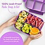 Bentgo Kids Snap & Go Bento Box, Purple (BGKDBOX-P)~#|#~74CE0C2B-FC86-4E98-93C633CA279663F5_sc7