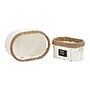Household Essentials Woven Storage Wicker Basket, White, 2/Set (ML-7100)~#|#~74D1C494-3873-4468-ABAF36D4C73989E6_sc7